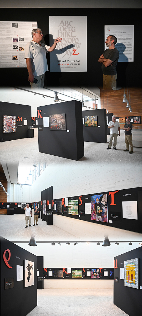 Muestra de homenaje a Miquel Martí i Pol, Abcedario solitario Muestra de homenaje a Miquel Martí i Pol, Abcedario solitario