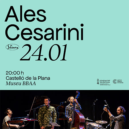 El circuito musical Sonora continúa con el jazz de Ales Cesarini en Castelló de la Plana