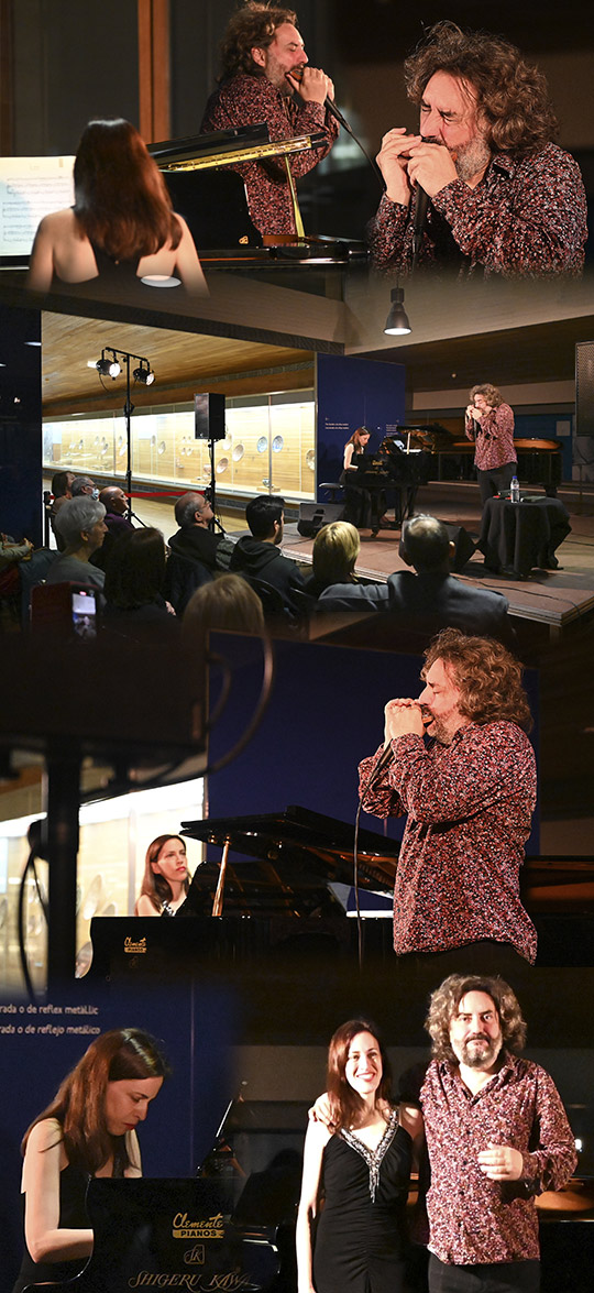 Concierto Antonio Serrano, armónica & Constanza Lechner, piano