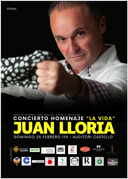 Concierto homenaje ´La vida´, Juan Lloria