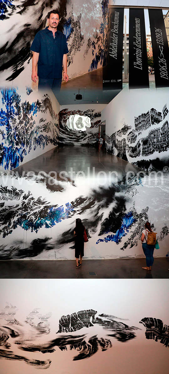 Inauguración de la exposición ´L'horitzó d´esdeveniments´, de Abdelkader Benchamma