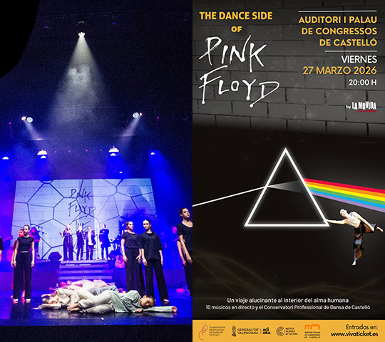 The dance side of Pink Floyd, homenaje que combina música en vivo, danza y audiovisuales