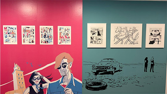 El Museu de Belles Arts de Castelló despide la exposición del ilustrador castellonense Nadar