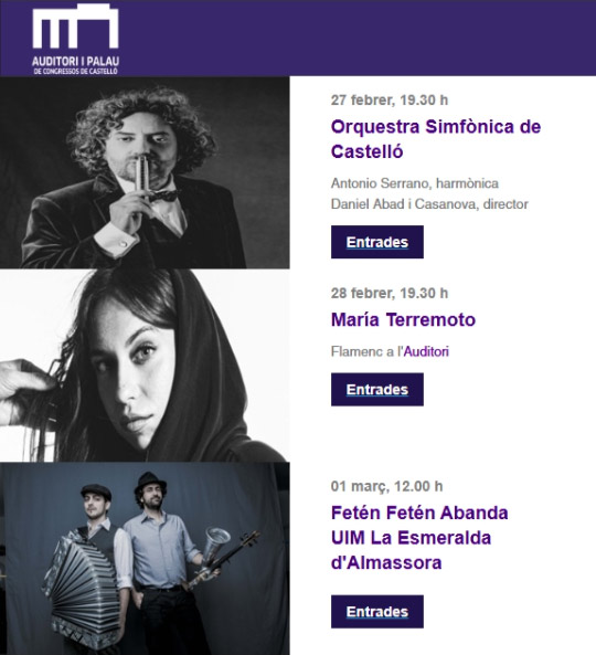 Todo lo que viene a los espacios del IVC en Castellón