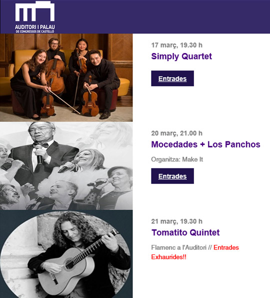 Tot el que ve als espais de l'IVC a Castelló!