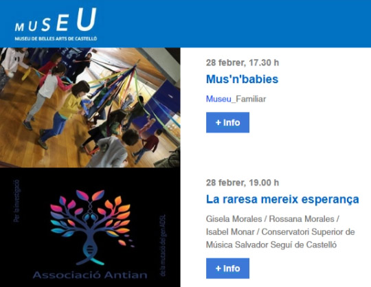 Todo lo que viene a los espacios del IVC en Castellón