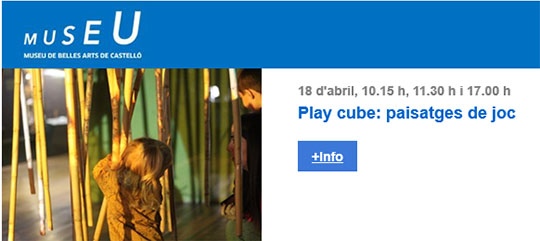 Programación semanal de los espacios del IVC en Castelló y Peñíscola