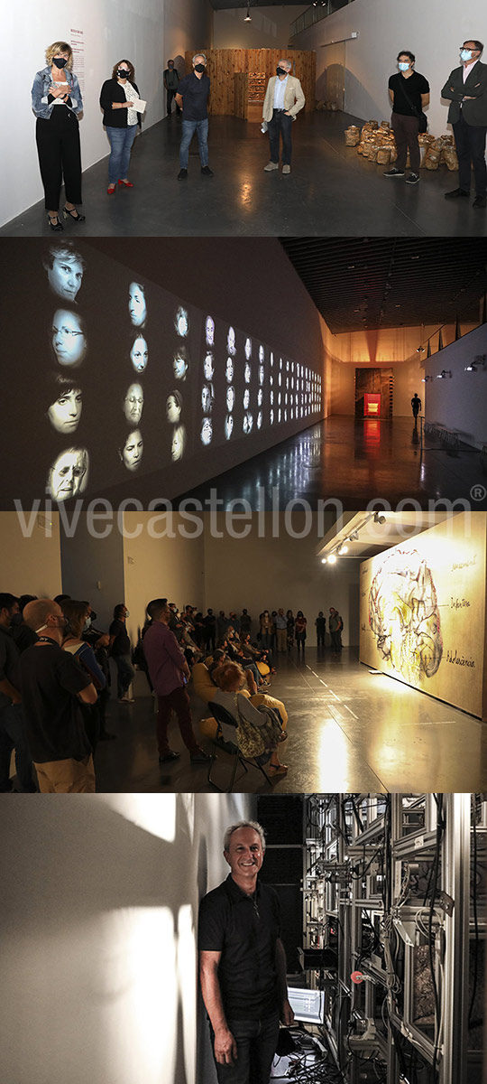 Inauguración de A Pie, instalación sonora del artista José Antonio Portillo en el EACC