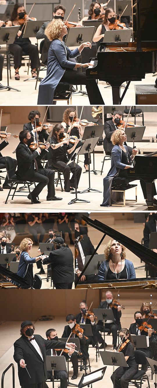 La Orquestra Sinfónica de Castelló acompañada por la pianista Gabriela Montero