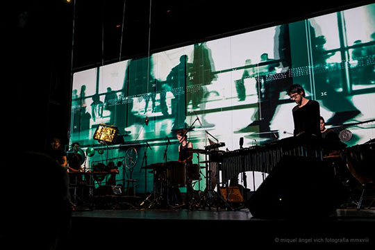 Alberto Bernal y Frames Percussion el viernes en el EACC Alberto Bernal y Frames Percussion el viernes en el EACC