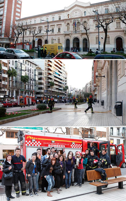 bomberos castellon simulacro incendio