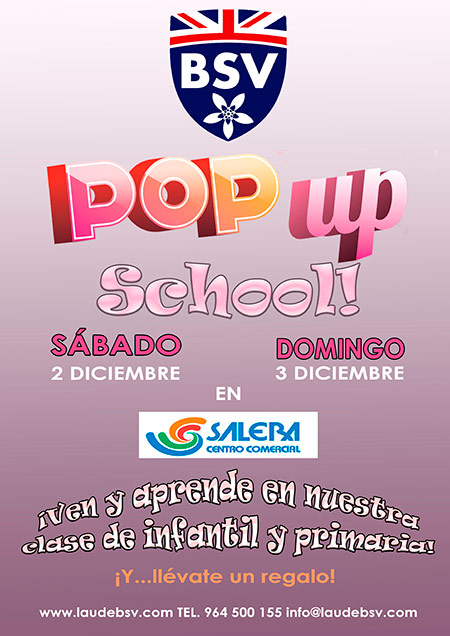 BSV Pop Up School en Centro Comercial Salera