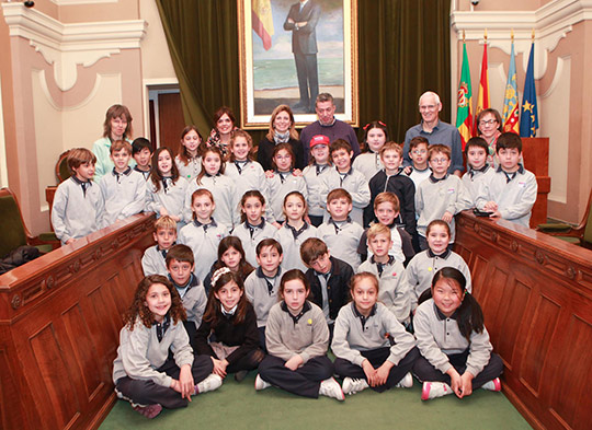 El Laude British School of Vila-real visita el Ayuntamiento de Castellón El Laude British School of Vila-real visita el Ayuntamiento de Castellón
