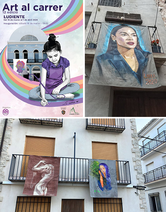 Art al carrer en Ludiente, del 16 de marzo al 1 de abril Art al carrer en Ludiente, del 16 de marzo al 1 de abril