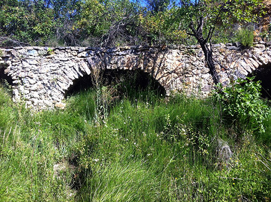 El Ayuntamiento de Montán redescubre con el acueducto de la Teja un hito de su patrimonio histórico  