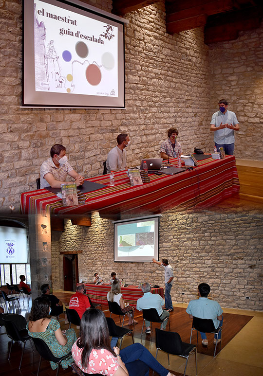 Morella impulsa el turismo de naturaleza y presenta la guía con las zonas de escalada cercanas a la ciudad