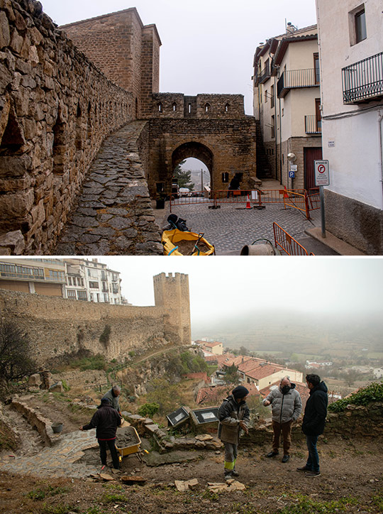   Finalizan las obras de mejora urbana de la Puerta de Forcall