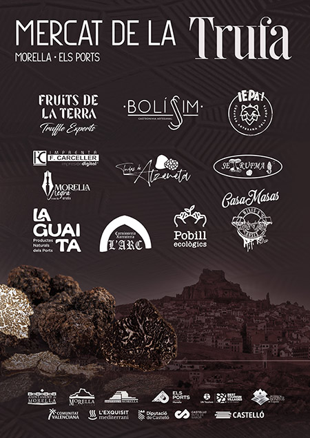 El mercado de la trufa llenará Morella con el aroma del diamante negro dels Ports