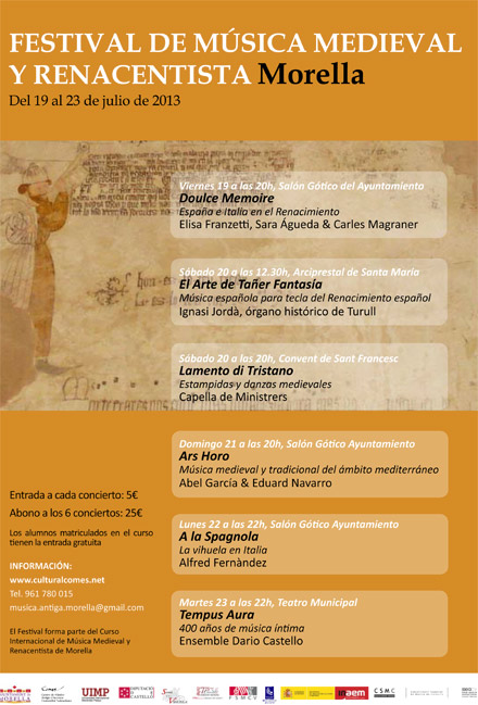 II Curso Internacional de Música Medieval y Renacentista