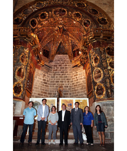 Presentación de la restauración del altar del Carmen en Morella Presentación de la restauración del altar del Carmen en Morella