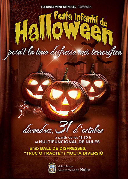 El ayuntamiento organiza la primera fiesta infantil de Halloween