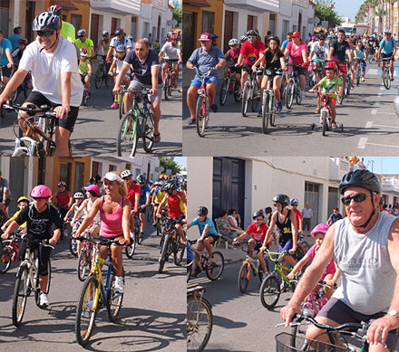 300 personas participan en una nueva edición de la marcha en bici en Nules