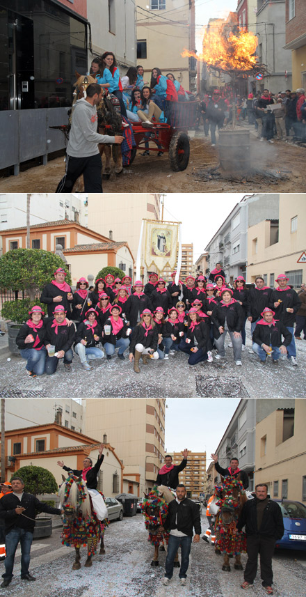 Miles de vecinos se echan a la calle para participar en el tradicional pasacalle de San Vicente en Nules