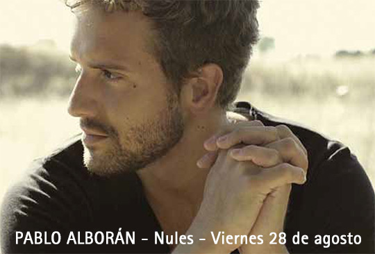 Concierto de Pablo Alborán en Nules 