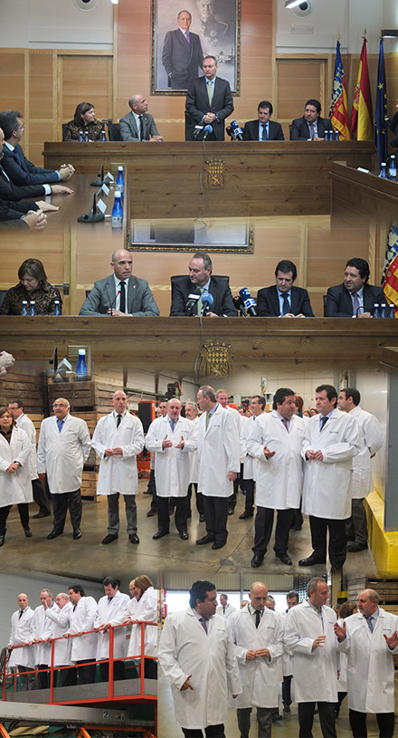 El presidente de la Generalitat Valenciana anuncia la construcción del colegio Pedro Alcázar para finales de 2014
