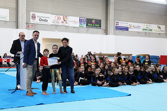 Más de 200 deportistas inauguran el nuevo Pavelló de Gimnàstica de Onda
