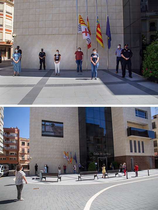 Minuto de silencio en Onda_vivecastellon