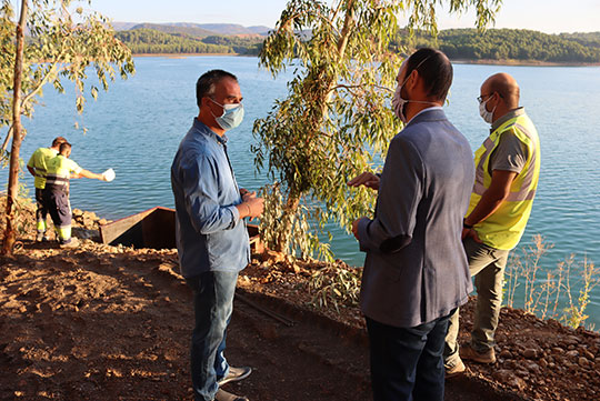 Onda inicia la construcción del pantalán en el embalse del Sichar que permitirá la práctica de deportes acuáticos