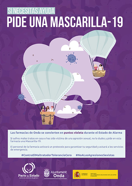 Onda convierte las farmacias en puntos violeta para alertar sobre posibles casos de violencia de género