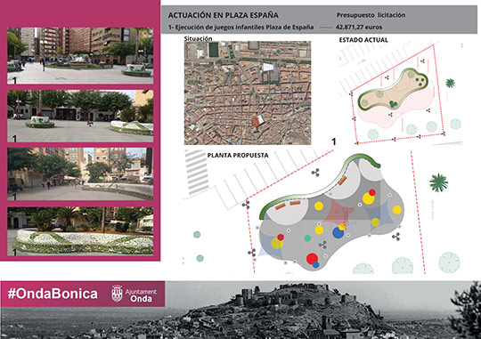  El Ayuntamiento reinicia las obras del proyecto de embellecimiento urbano Onda Bonica