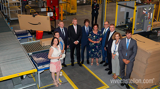 Amazon inaugura su centro logístico en Onda Amazon inaugura su centro logístico en Onda