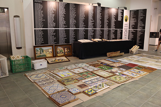 El Museo del Azulejo de Onda amplía su colección con bocetos de Mezquita Almer y cerámica del siglo XIX