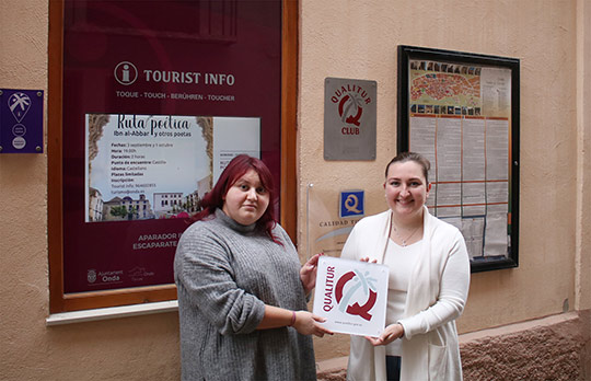 La oficina de turismo del centro histórico de Onda revalida la ‘Q’ de calidad turística 
