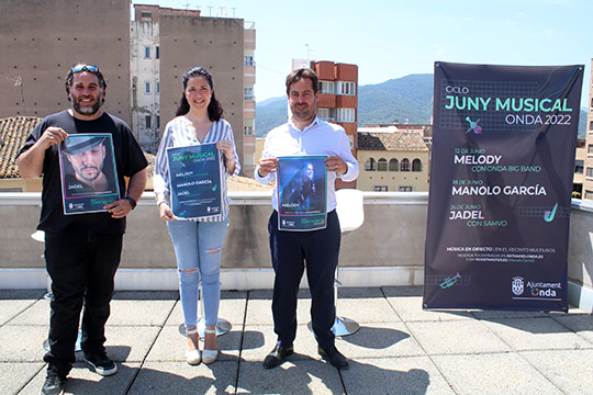 Onda anuncia un nuevo ciclo de ‘Juny musical’ con Manolo García, Melody y Jadel junto a los músicos locales