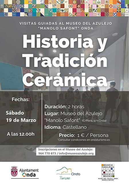 Historia y tradición cerámica, visita guiada al Museo del Azulejo Manolo Safont de Onda Historia y tradición cerámica, visita guiada al Museo del Azulejo Manolo Safont de Onda