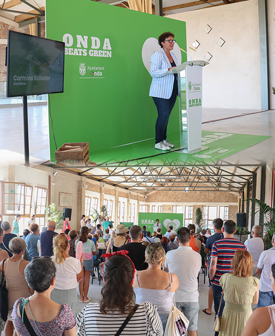 Onda presenta el proyecto del Pulmón Verde en un   encuentro multitudinario ante entidades vecinales y vecinos 