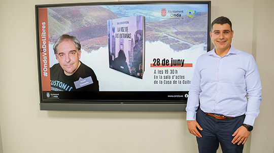 Onda va de llibres anuncia al autor Israel Quevedo que presentará su obra La voz de las entrañas 