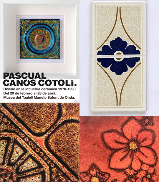 Exposición temporal ´Pascual Canós Cotolí. Diseño en la industria cerámica 1970 - 1990´ Exposición temporal ´Pascual Canós Cotolí. Diseño en la industria cerámica 1970 - 1990´