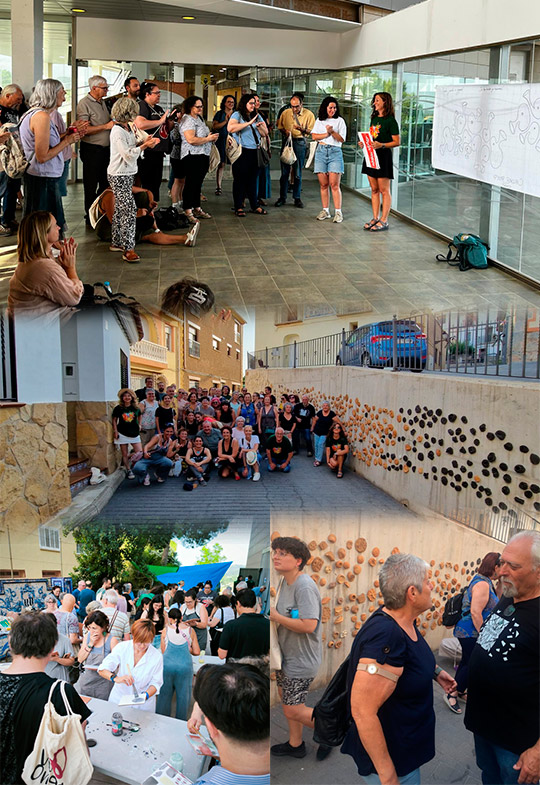 Las Convivencias Cerámicas celebran su primera jornada y conocen el mural a realizar de la mano de Pinar Baklan Las Convivencias Cerámicas celebran su primera jornada y conocen el mural a realizar de la mano de Pinar Baklan
