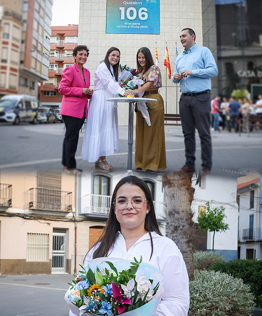 Onda elige a Inés Ramón como Reina de la Fira 2025, acompañada por Paula Rubio como dama de honor
