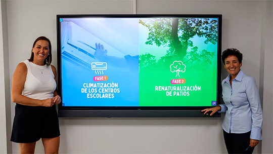 Ballester anuncia un plan de climatización y renaturalización de todos los centros educativos de Onda