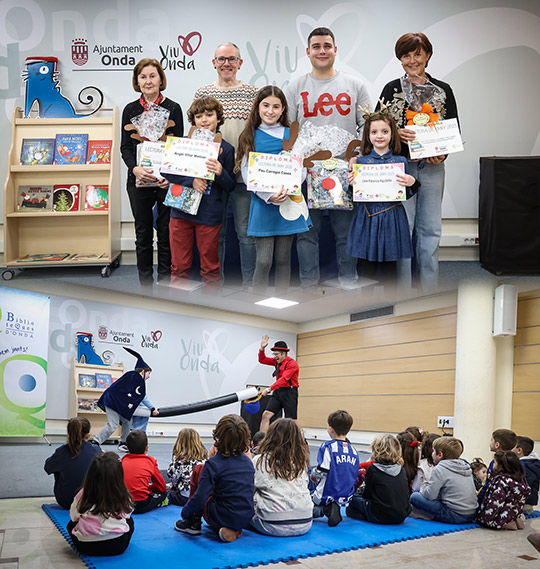 La Biblioteca Municipal de Onda premia el hábito lector y la implicación en las actividades culturales