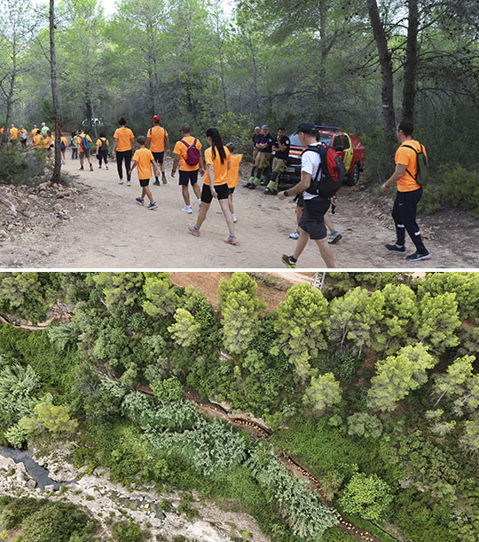 Onda ofrece más de 80 kilómetros de senderos a través del cuidado y mantenimiento de parajes naturales