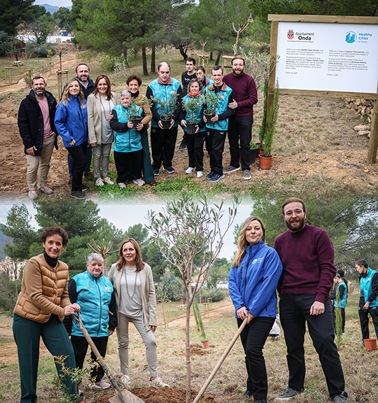 Onda suma un nuevo paseo verde y saludable en El Carmen con 88 nuevos árboles
