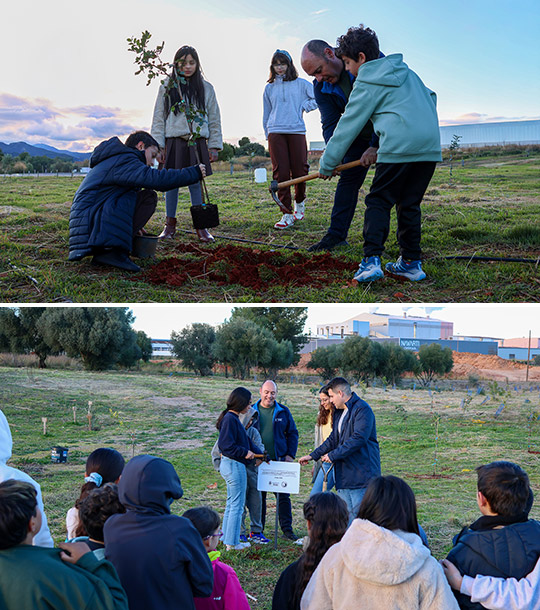 La Asociación Quisqueya planta más de 30 árboles en el Bosque Olímpico de Onda