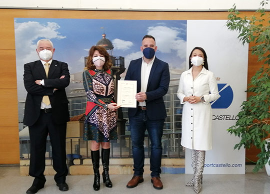 La Autoridad Portuaria de Castellón recibe el certificado EFR a la empresa familiarmente responsable